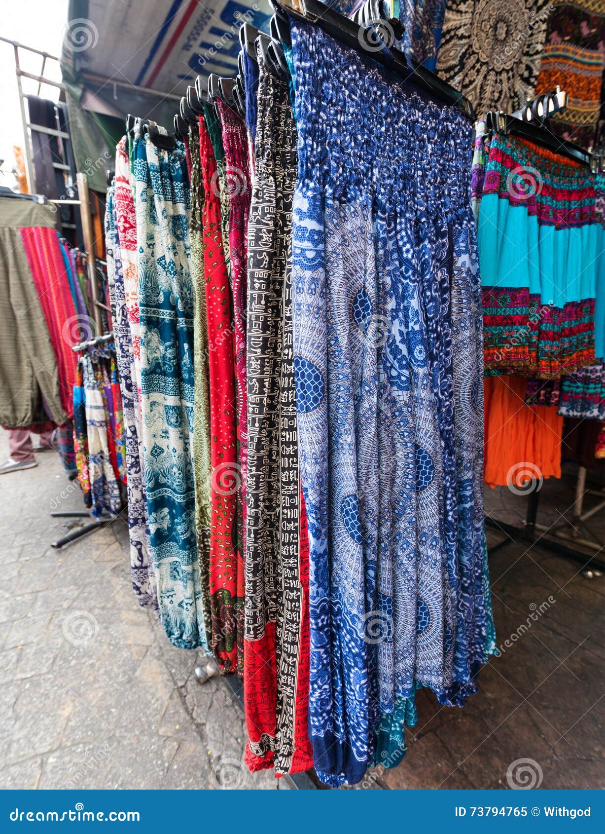 Cambodian Trousers on Sale in Malaysia Stock Image - Image of hanger ...