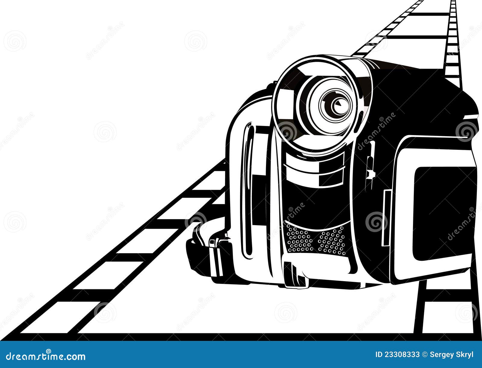 Camcorder stock illustration. Illustration of drawing 23308333
