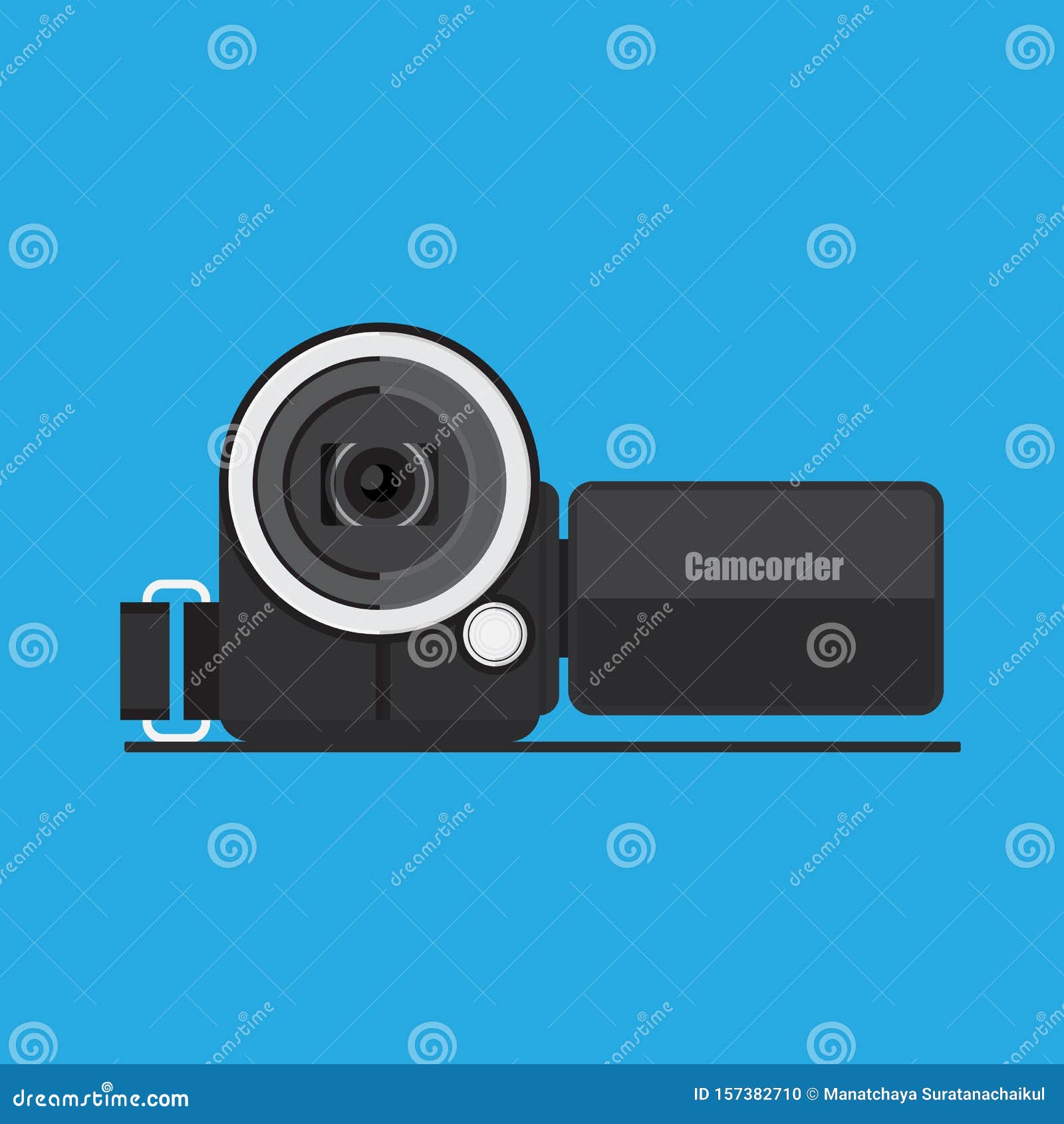 Camcorder Icon. stock illustration. Illustration of symbol 157382710