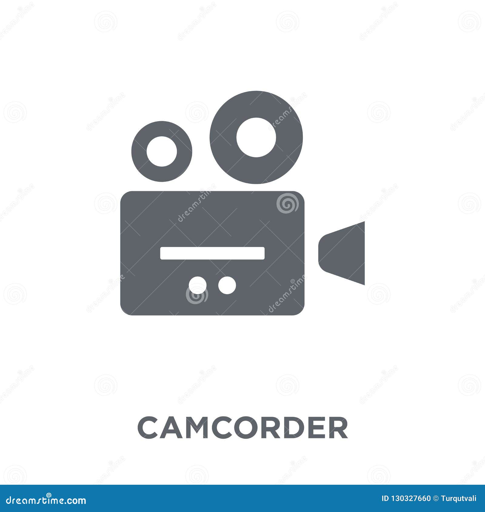 Camcorder Icon from Electronic Devices Collection. Stock Vector