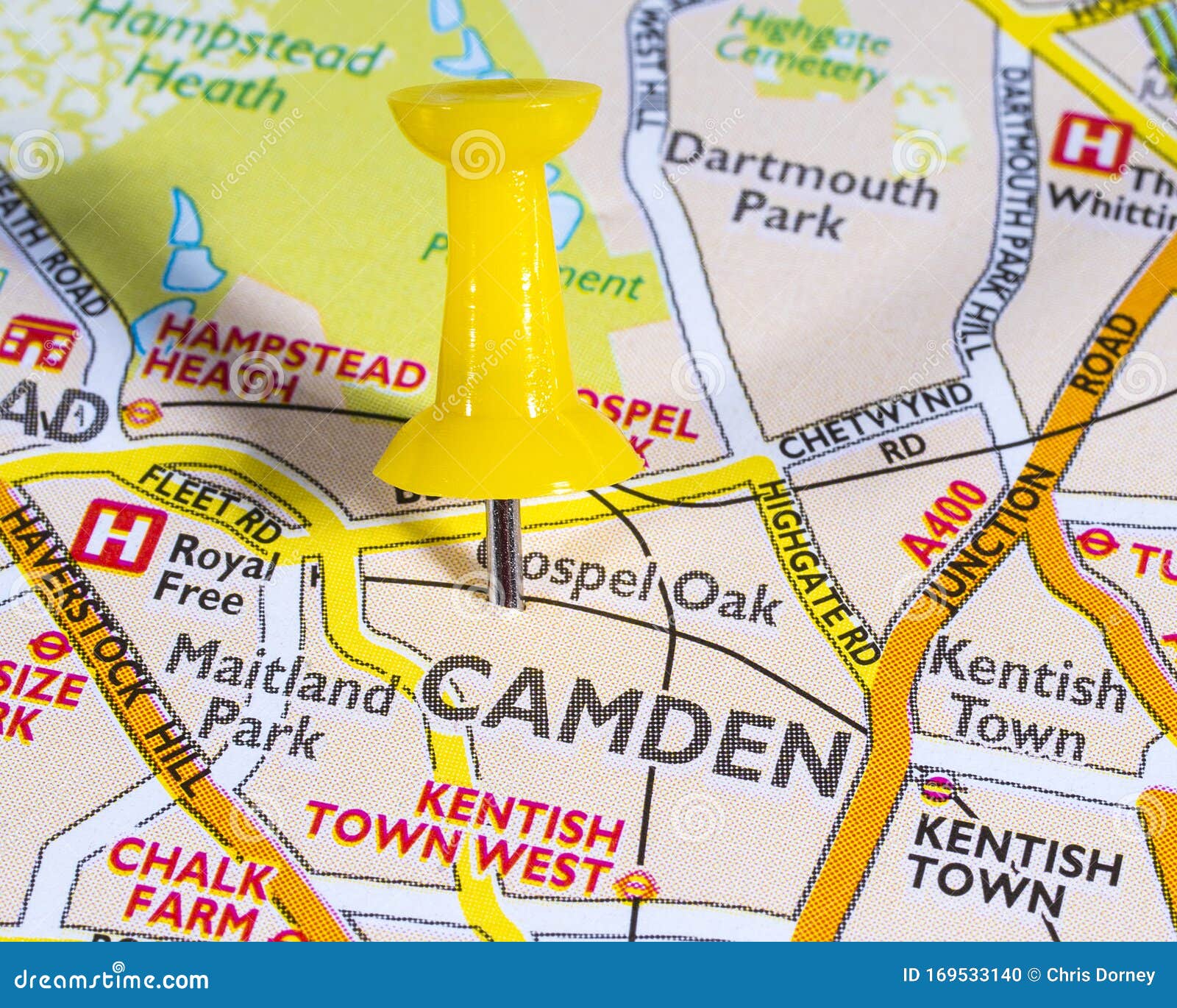 Camden on a UK Map editorial image. Image of english - 169533140