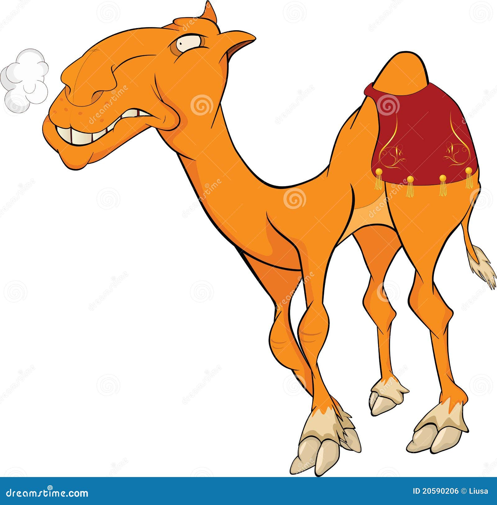 Camel . Cartoon stock vector. Illustration of camel, comic - 20590206