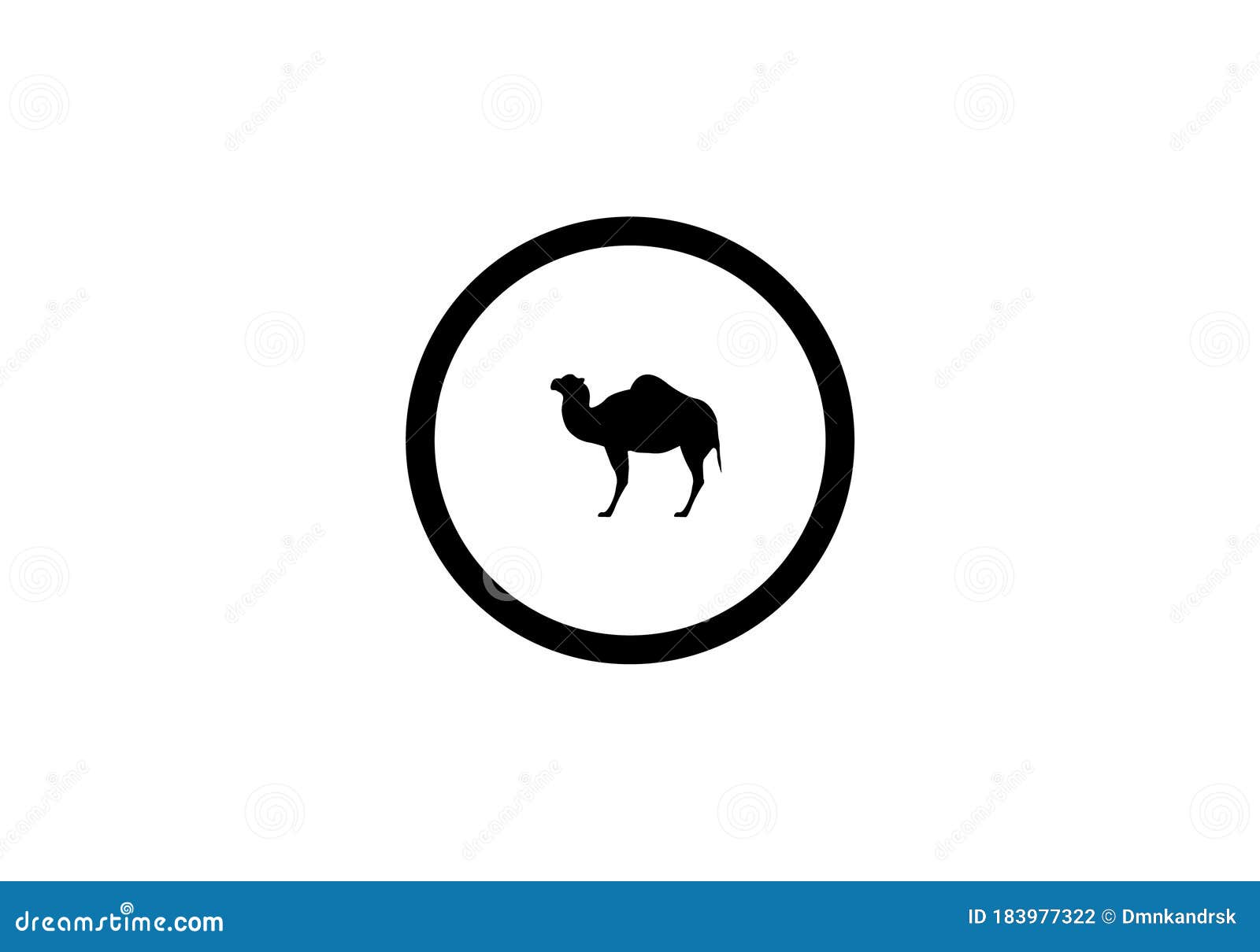 Download Camel Desert Animal Symbol Wildlife Icon Stock Vector - Illustration of cameleer, bull: 183977322