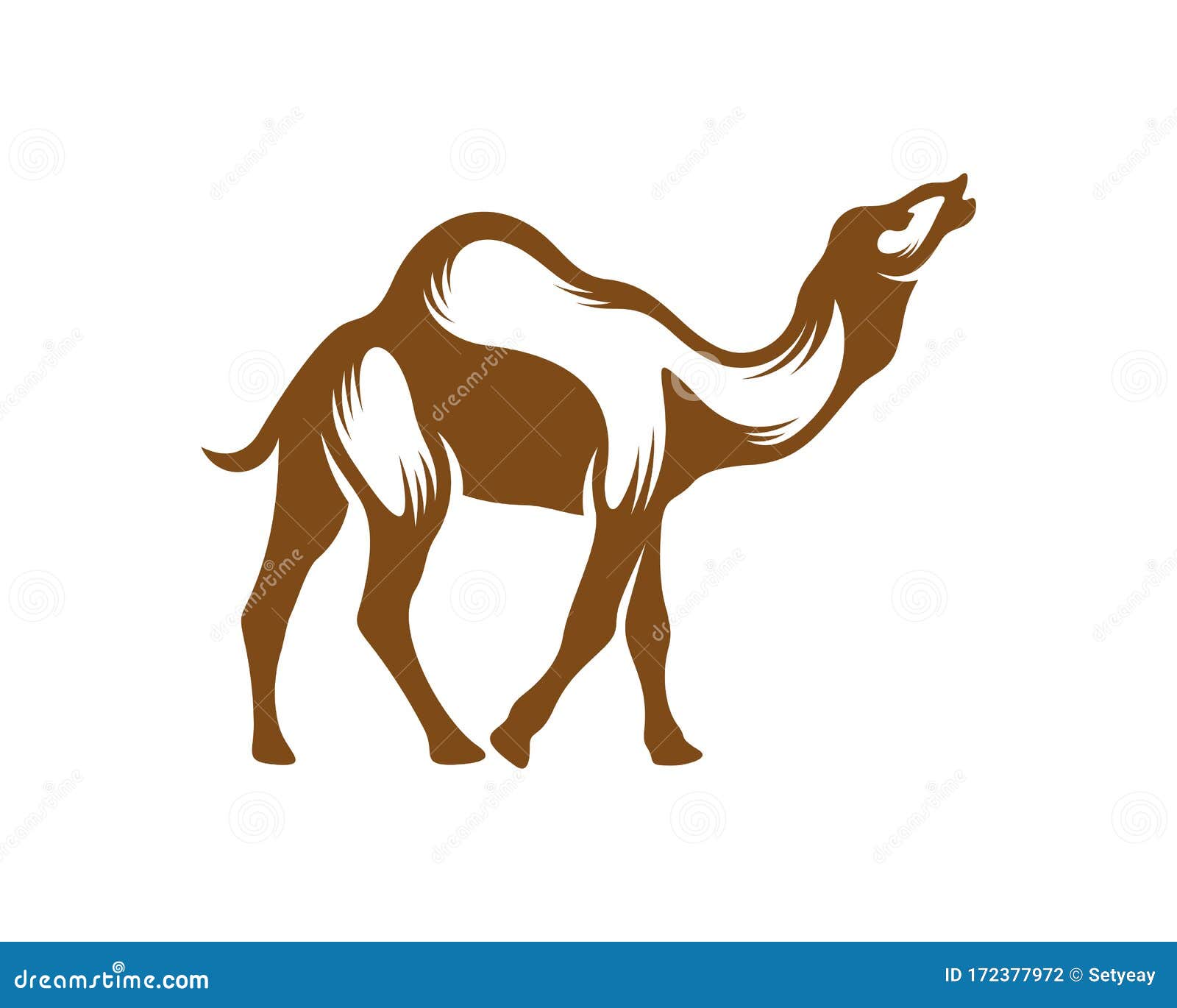 Camel Logo Vector, Animal Graphic, Camel Design Template Illustration Stock  Vector - Illustration of arab, cartoon: 172377972