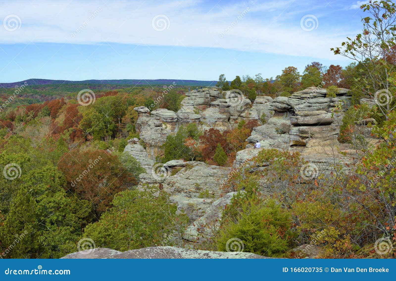 Camel Rock At Garden Of The Gods In Illinois Stock Image Image