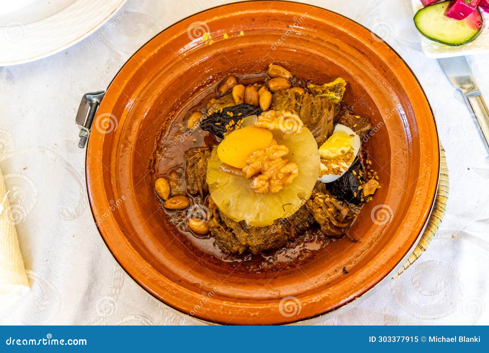 Camel Tagine in a Morocco Cuisine Restaurant. Stock Image Image of