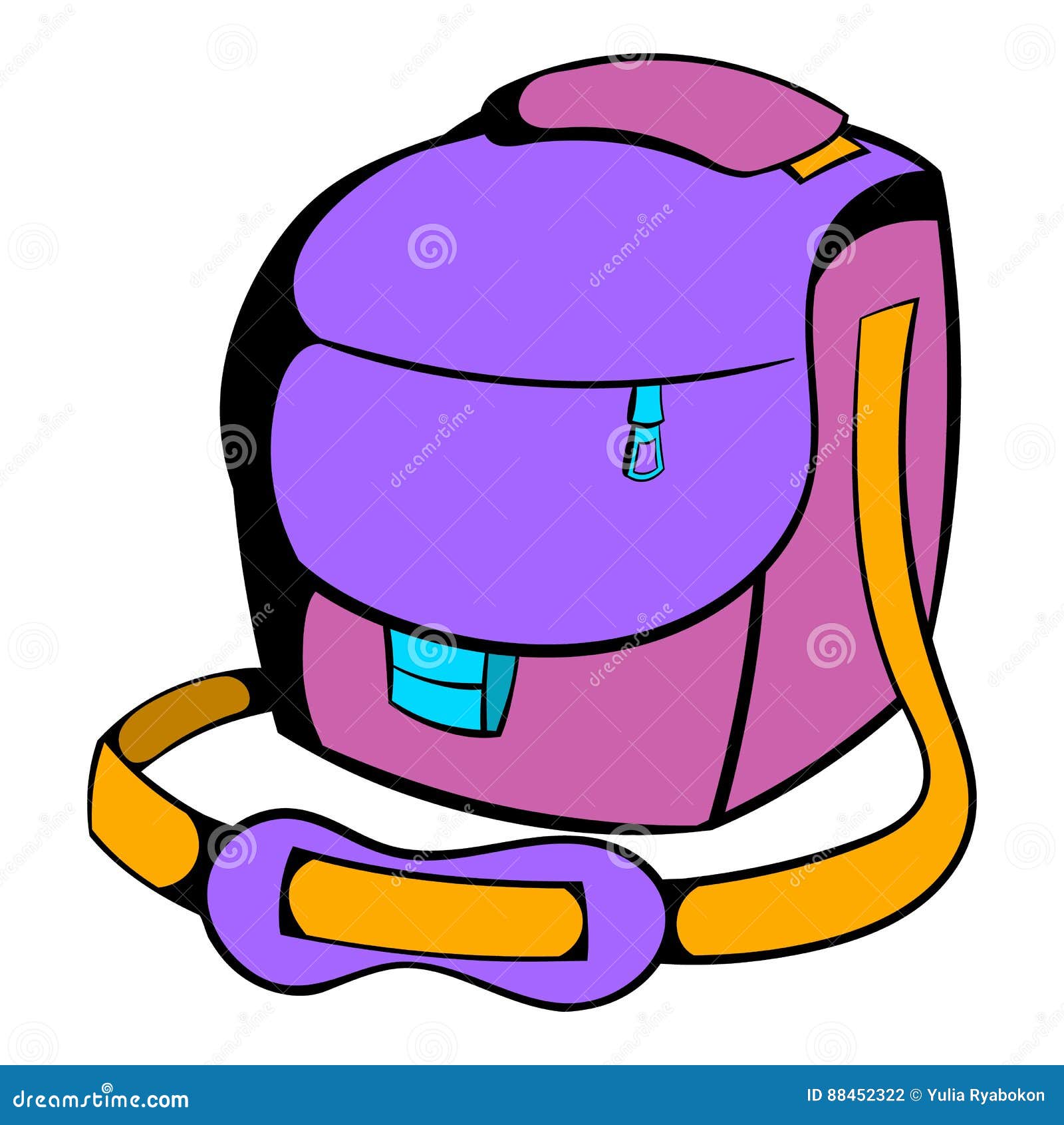 Camera bag icon cartoon stock vector. Illustration of resistant 88452322