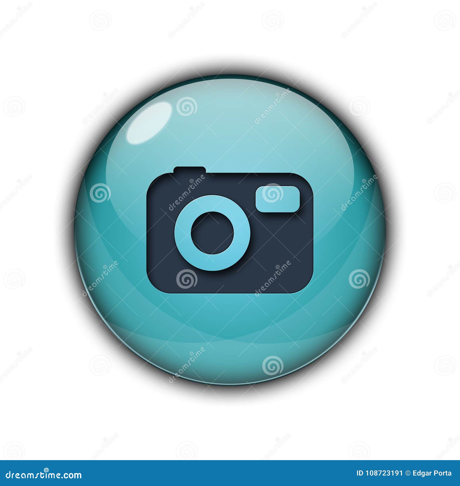 Camera Button Icon 3d Sky Blue Color Stock Illustration Illustration Of Camera Film Camera Button Icon 3d Sky Blue Color Stock Illustration Illustration Of Camera Film