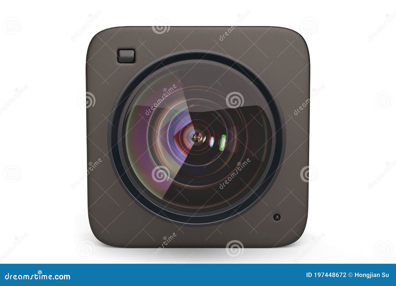 camera 3d icon    on white background, 3d render. 3d 