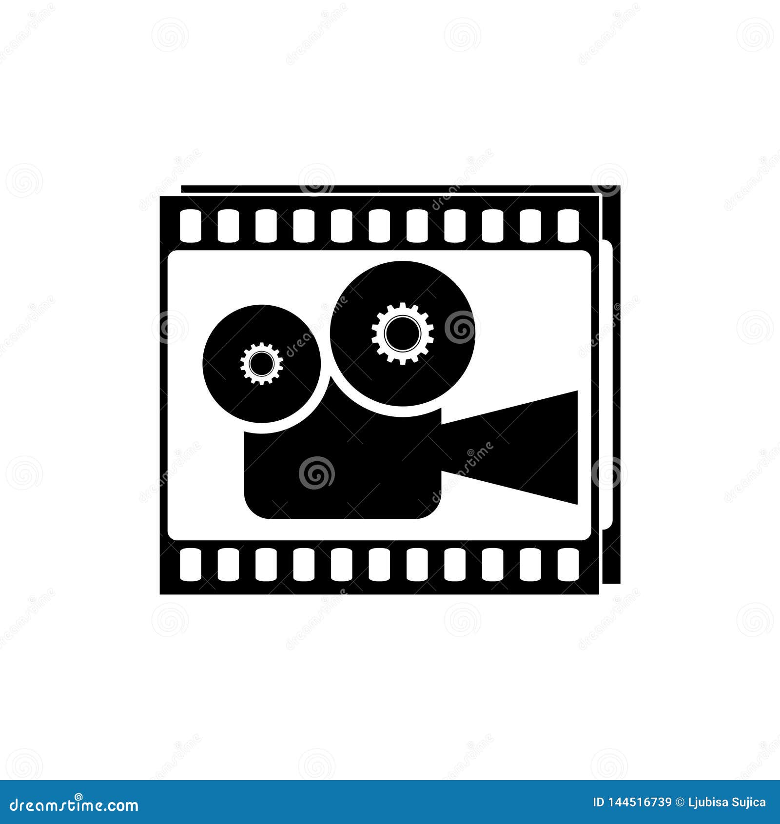 Camera Design, Film Frame And Camera Icon Stock Vector - Illustration ...