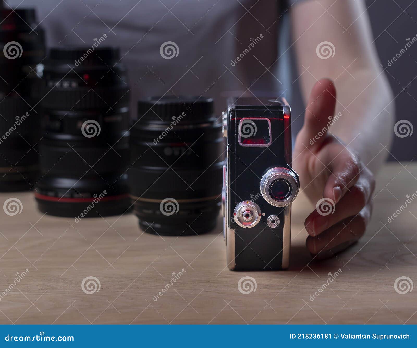 Camera Development from Vintage Retro Old One To Modern Lenses