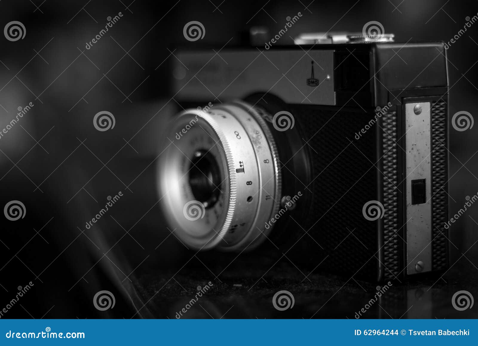 Camera with fixed lens stock photo. Image of background 62964244