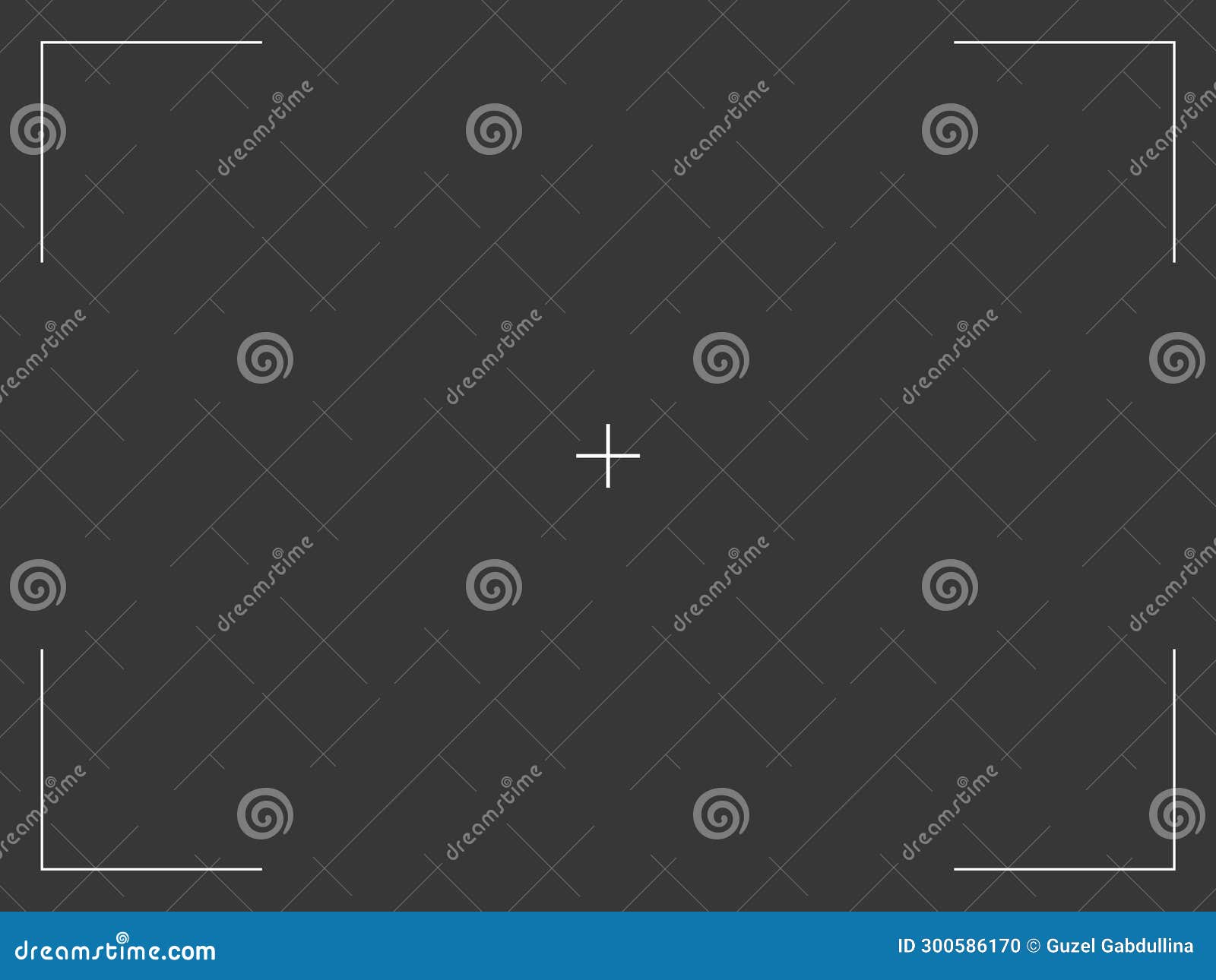 Camera Frame Viewfinder Screen of Photo, Video Recorder Digital Display