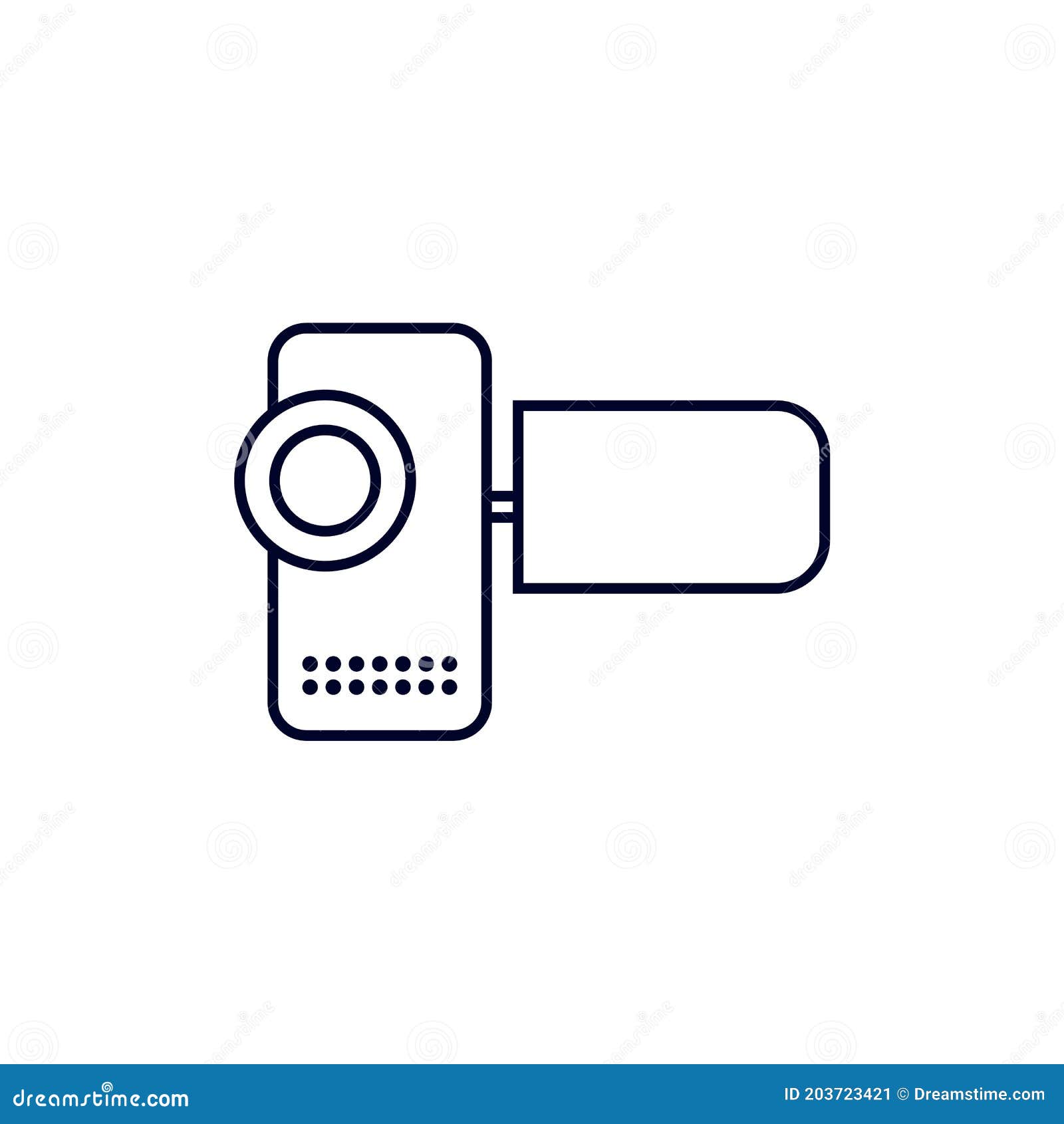 camera handicam icon logo  template, creative movie logo concept, icon , 