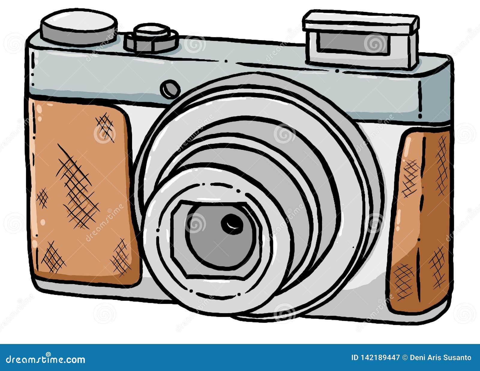 Camera Icon, Cartoon Style. Stock Illustration Illustration of
