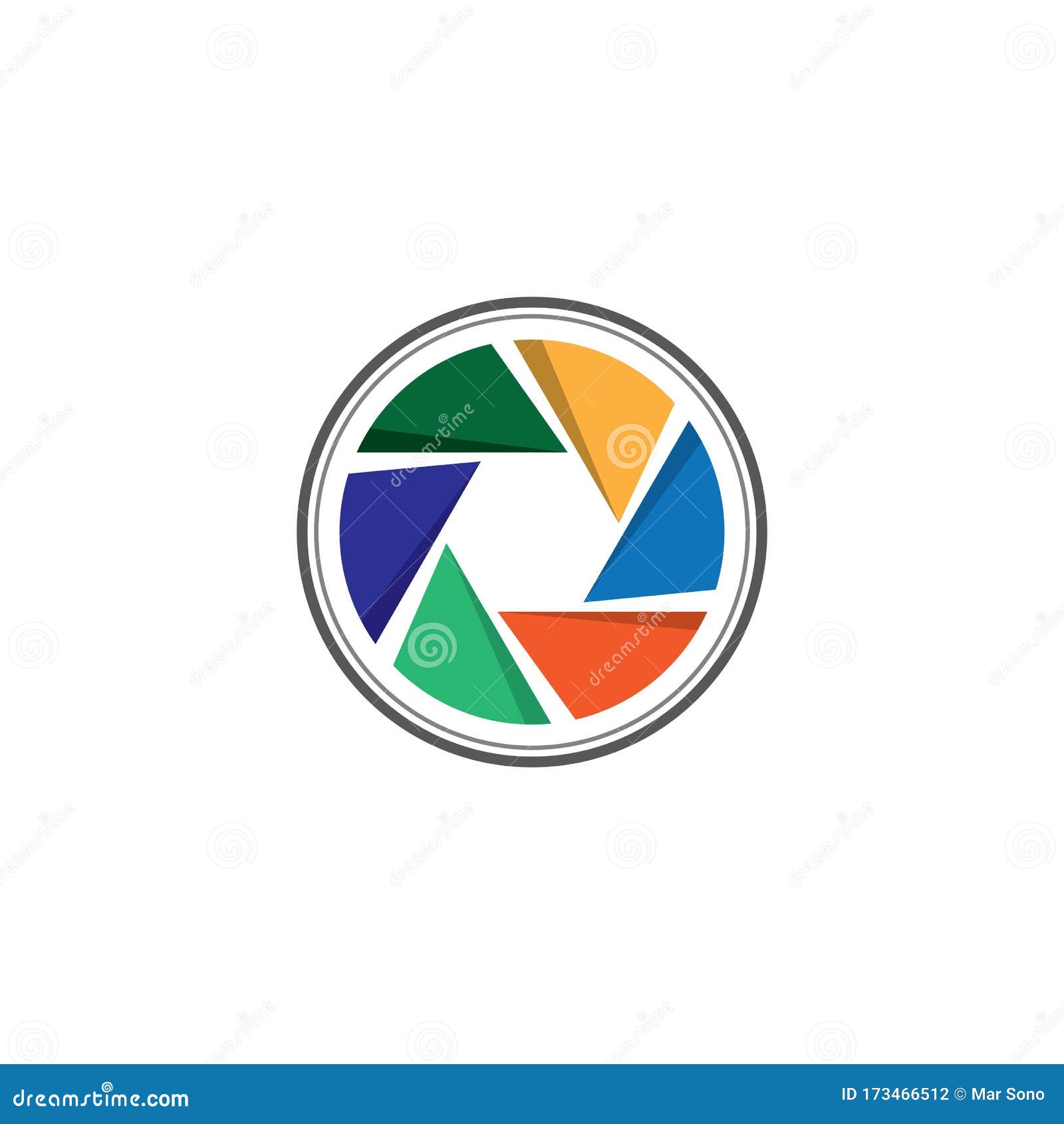 Camera Lens Icon and Symbol Logo Stock Vector Illustration of button