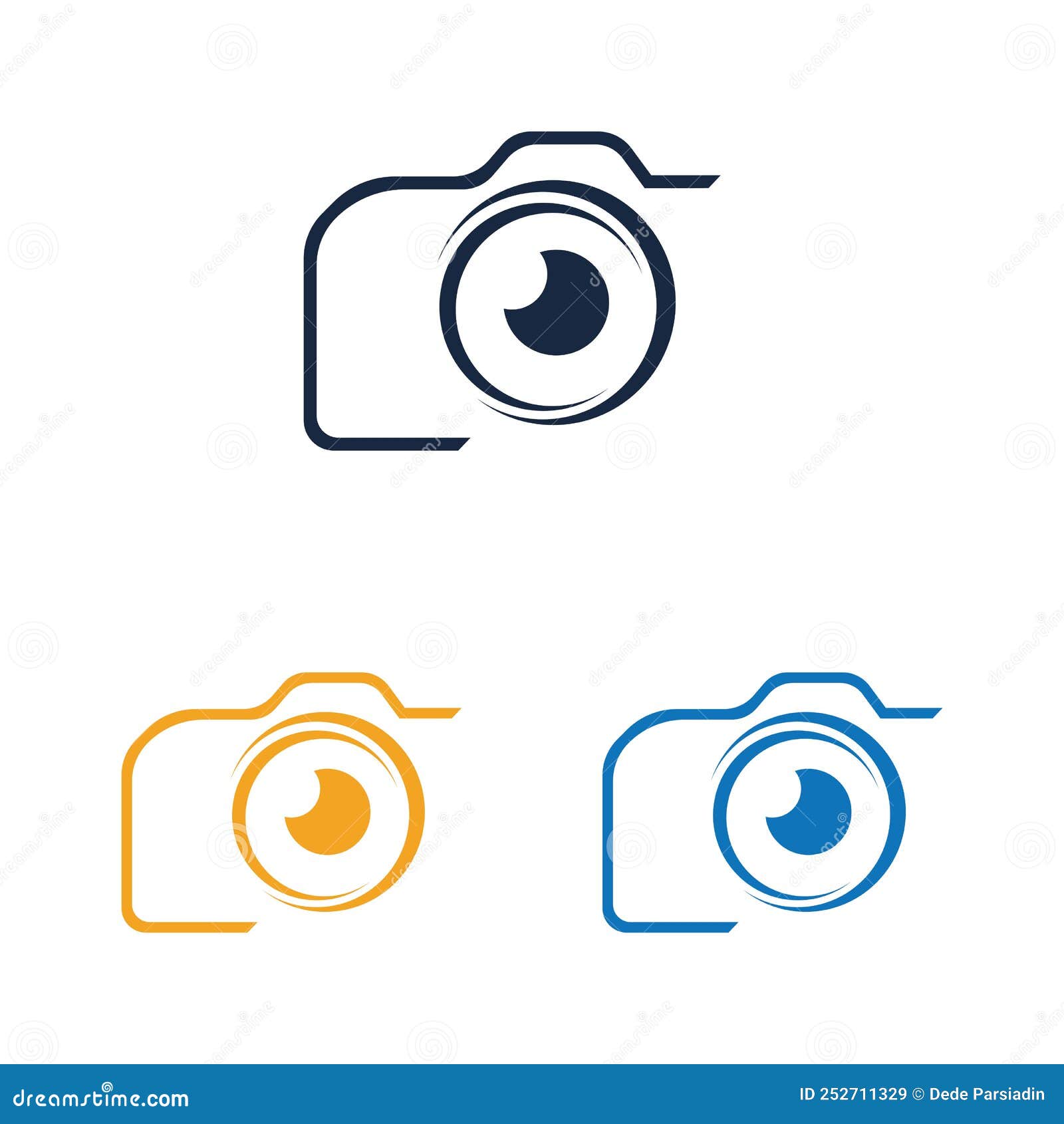 Camera Photography Logo Icon Vector Design Template Stock Vector Illustration of aperture