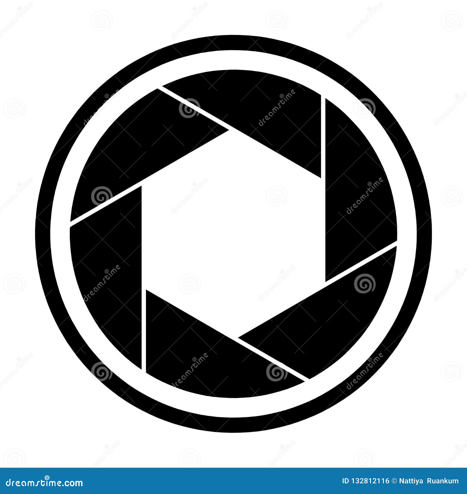 camera shutter logo vector
