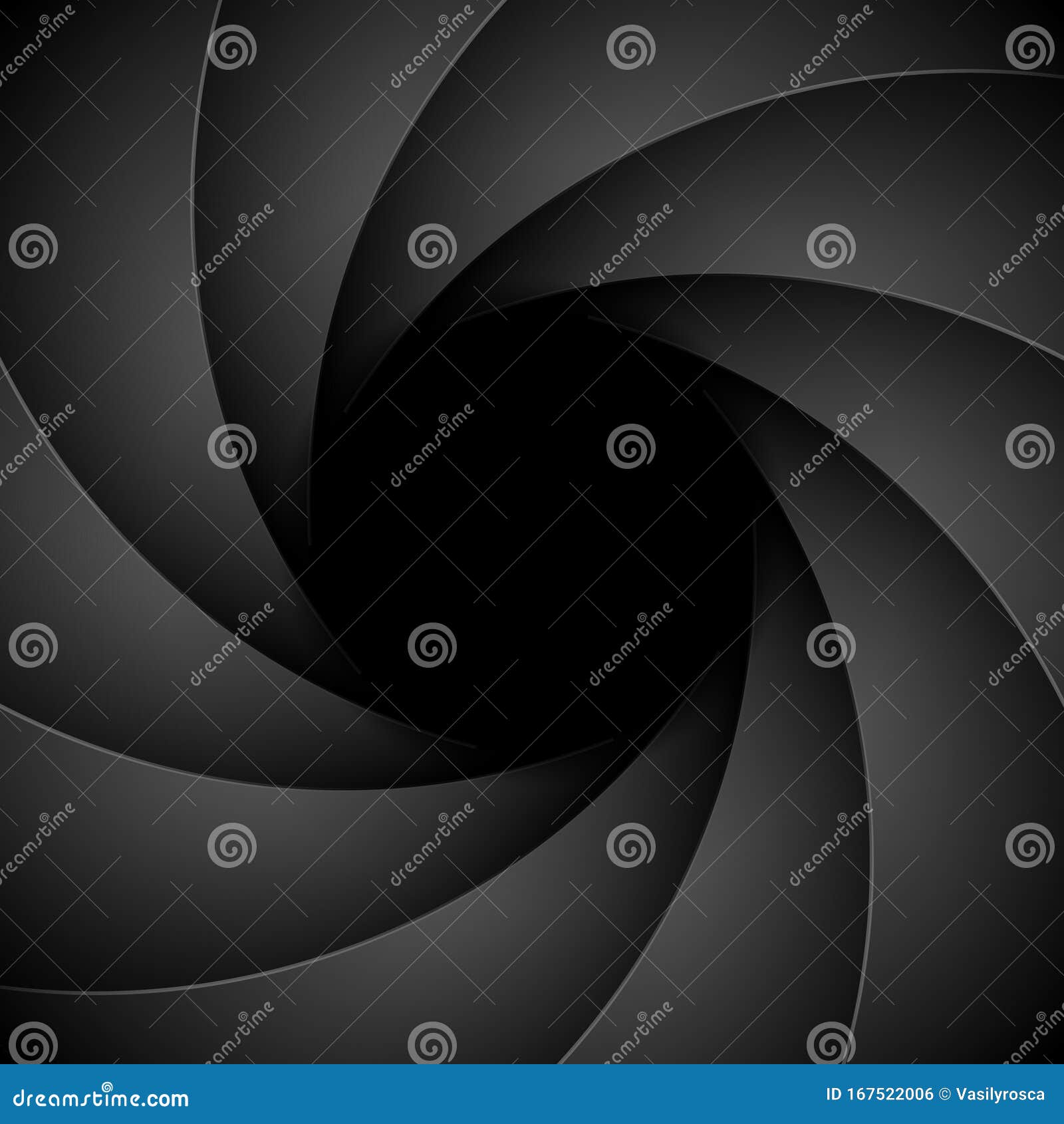 Camera Shutter Photography Background Aperture. Focus Vector Black Lens