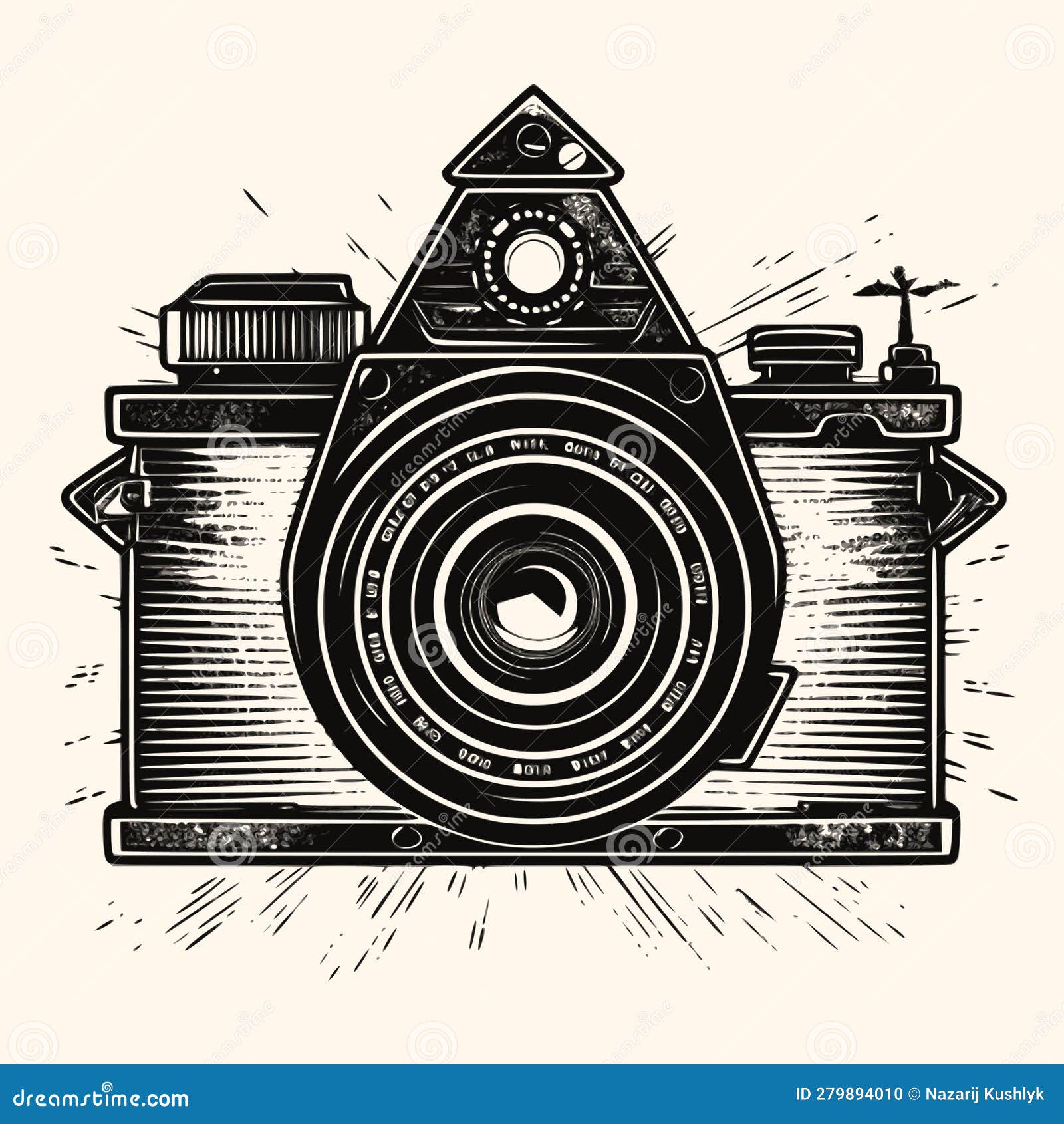 Camera Sketch Logo Template  Camera sketches Logo templates Camera logo