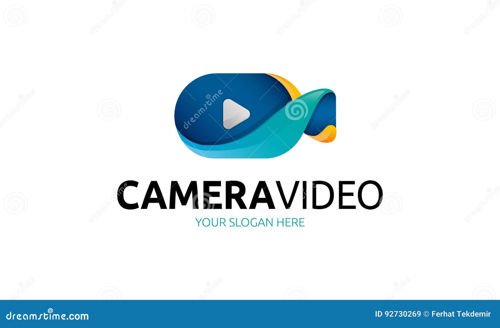 Camera Video Logo stock vector. Illustration of club 92730269