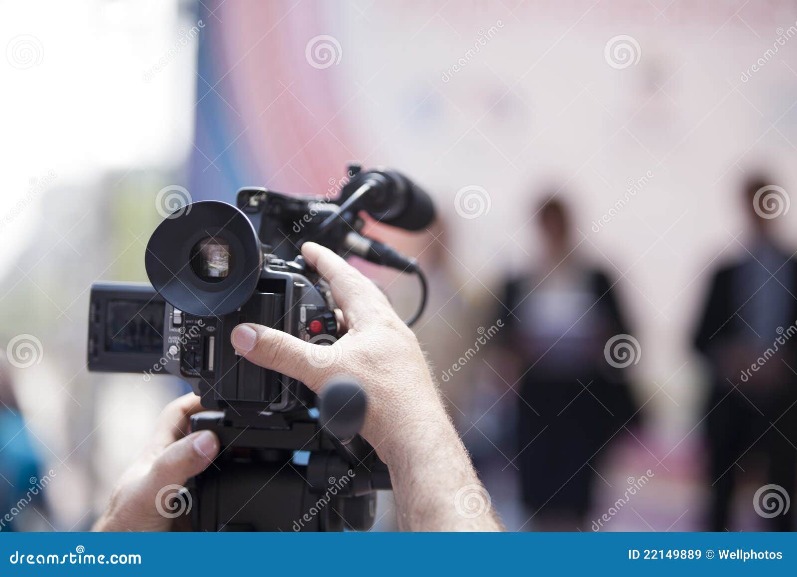 Cameraman stock image. Image of camera, communication - 22149889