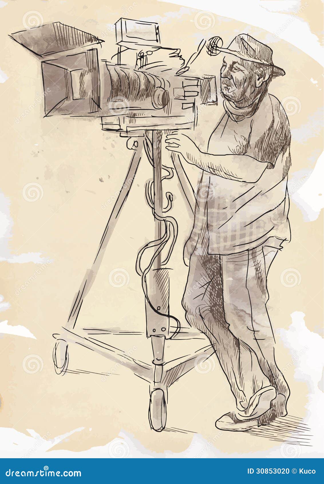 Cameraman Sketch Stock Illustrations – 334 Cameraman Sketch Stock  Illustrations, Vectors & Clipart - Dreamstime