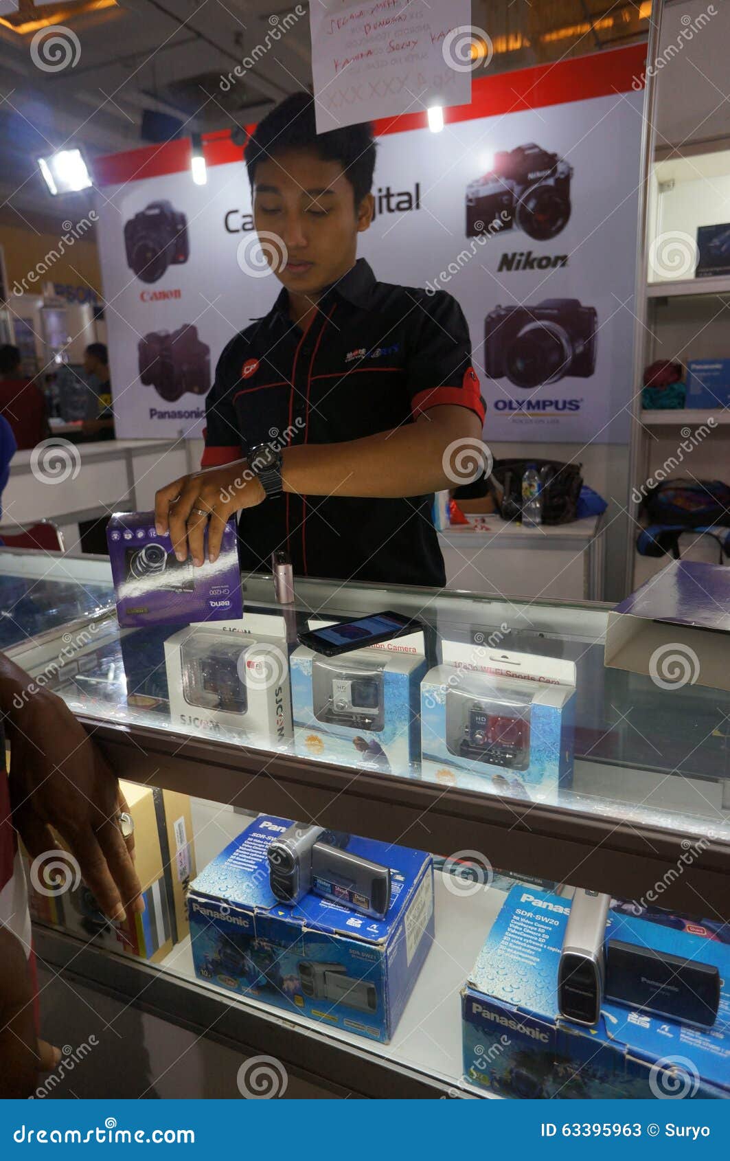 Cameras editorial stock photo. Image of central, merchants 63395963