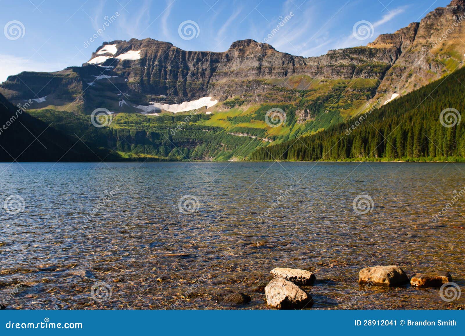 Cameron Lake stock image. Image of prairie, beautiful 28912041