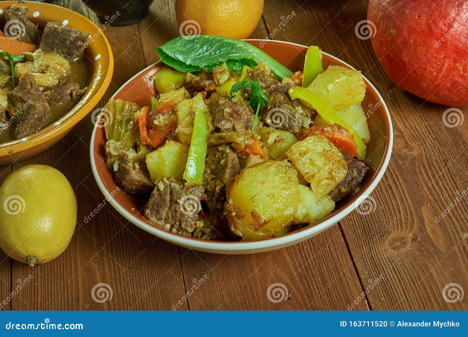 Cameroonian Hot Pot Potatoes Stock Photo - Image of view, stewed: 163711520