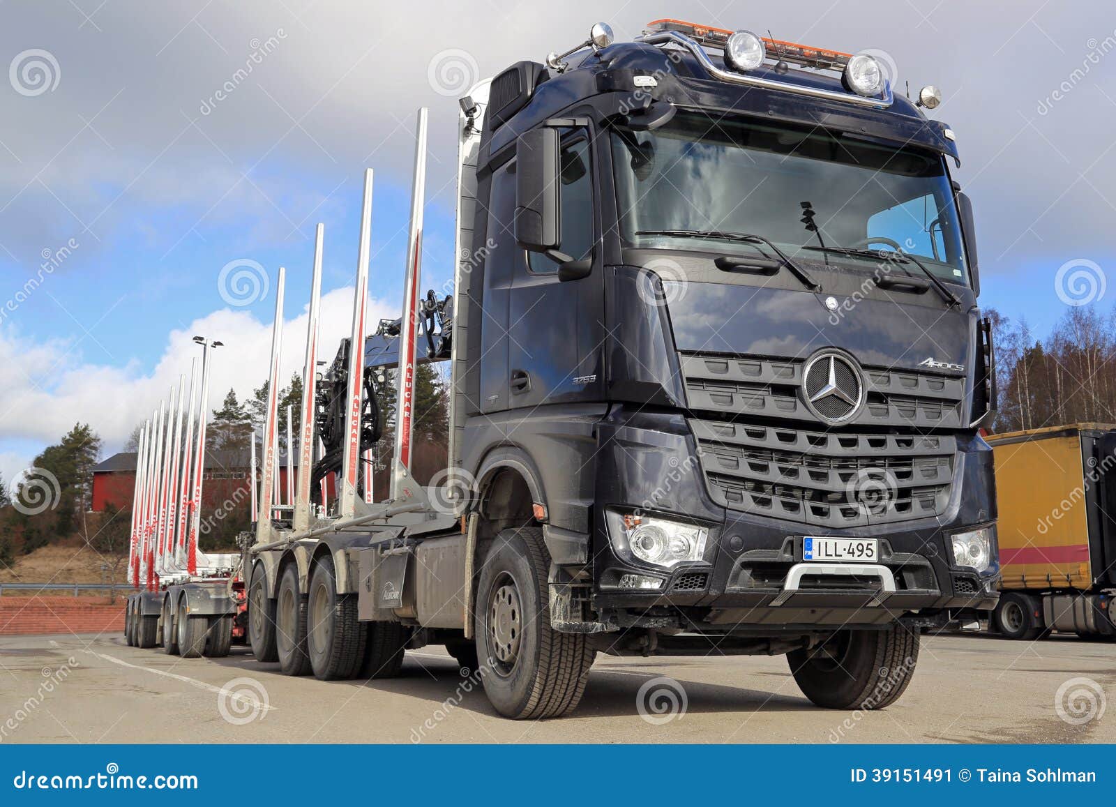 Mercedes-Benz Actross  Caminhão de madeira, Caminhões de