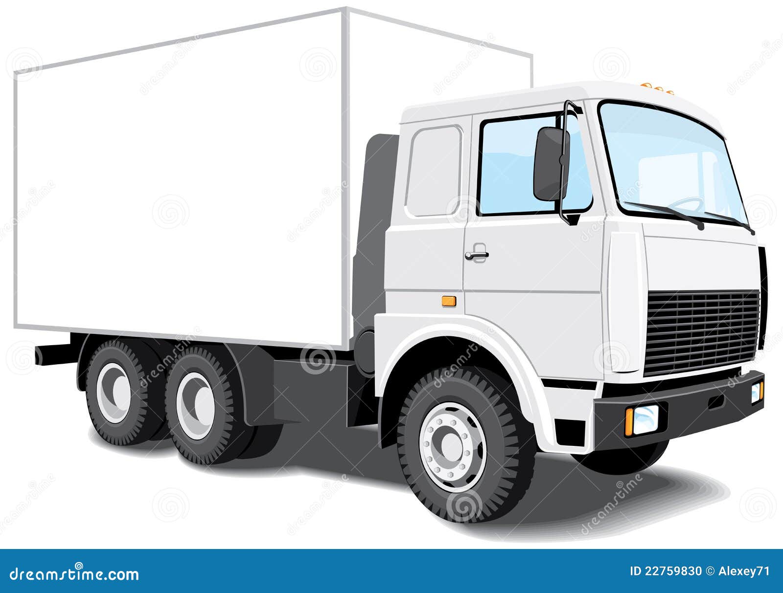 Caminhao De Entrega Ilustracao Do Vetor Ilustracao De Entrega 22759830