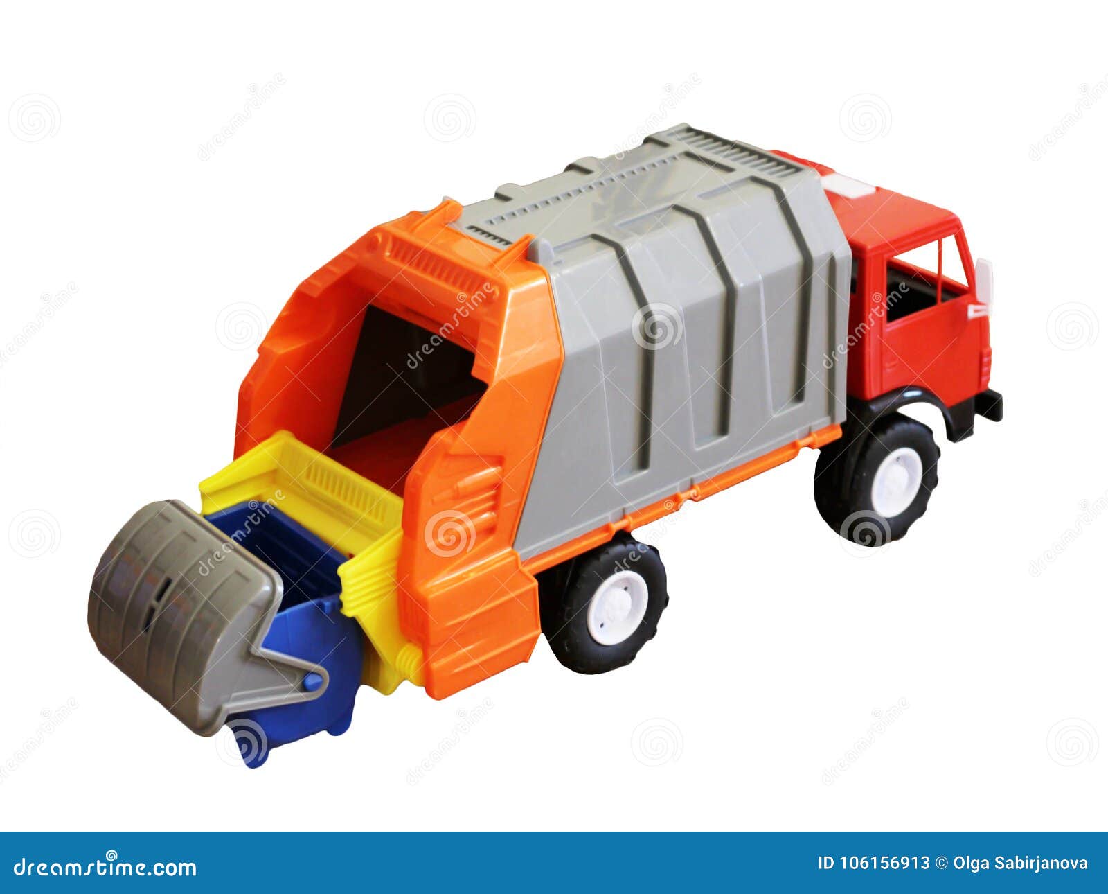 brinquedo de caminhão de lixo 10426632 Vetor no Vecteezy