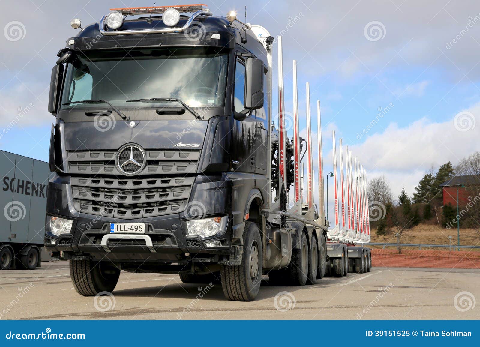 Mercedes-Benz Actross  Caminhão de madeira, Caminhões de