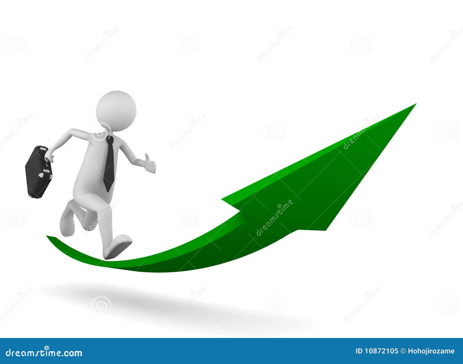 Camino al éxito stock de ilustración. Ilustración de verde 10872105