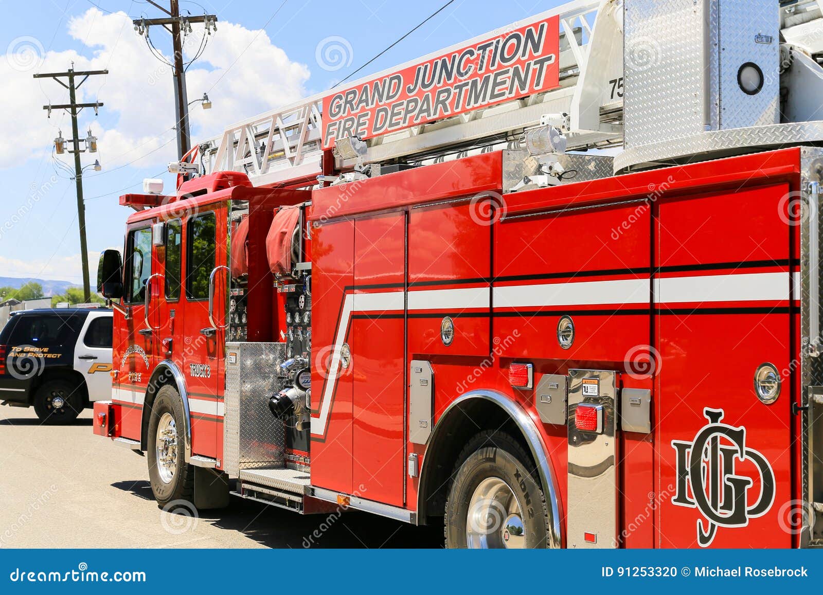 Camion De Pompiers De Grand Junction Image éditorial - Image du incendie,  amérique: 91253320