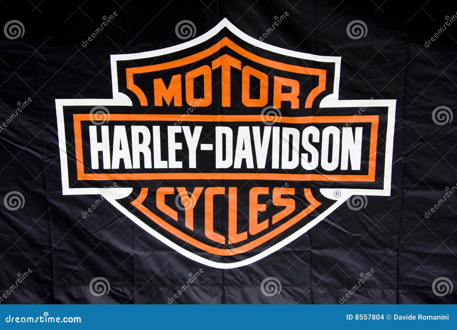 Adesivo Harley Davidson In Vinile - Decalcomania Nera Per Moto, Auto E Caschi 18x2.5cm - Foto 8