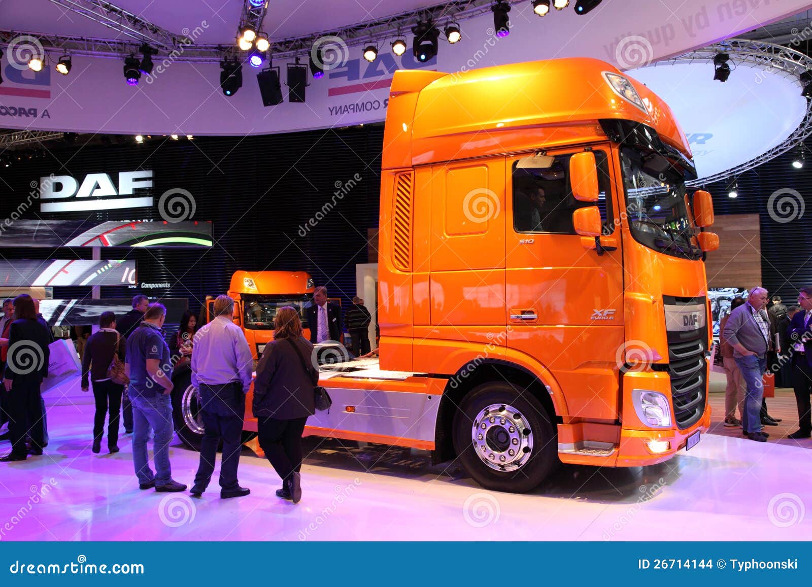 Camion Neuf De Leuro 6 De La Daf Xf Image Stock éditorial Image Du