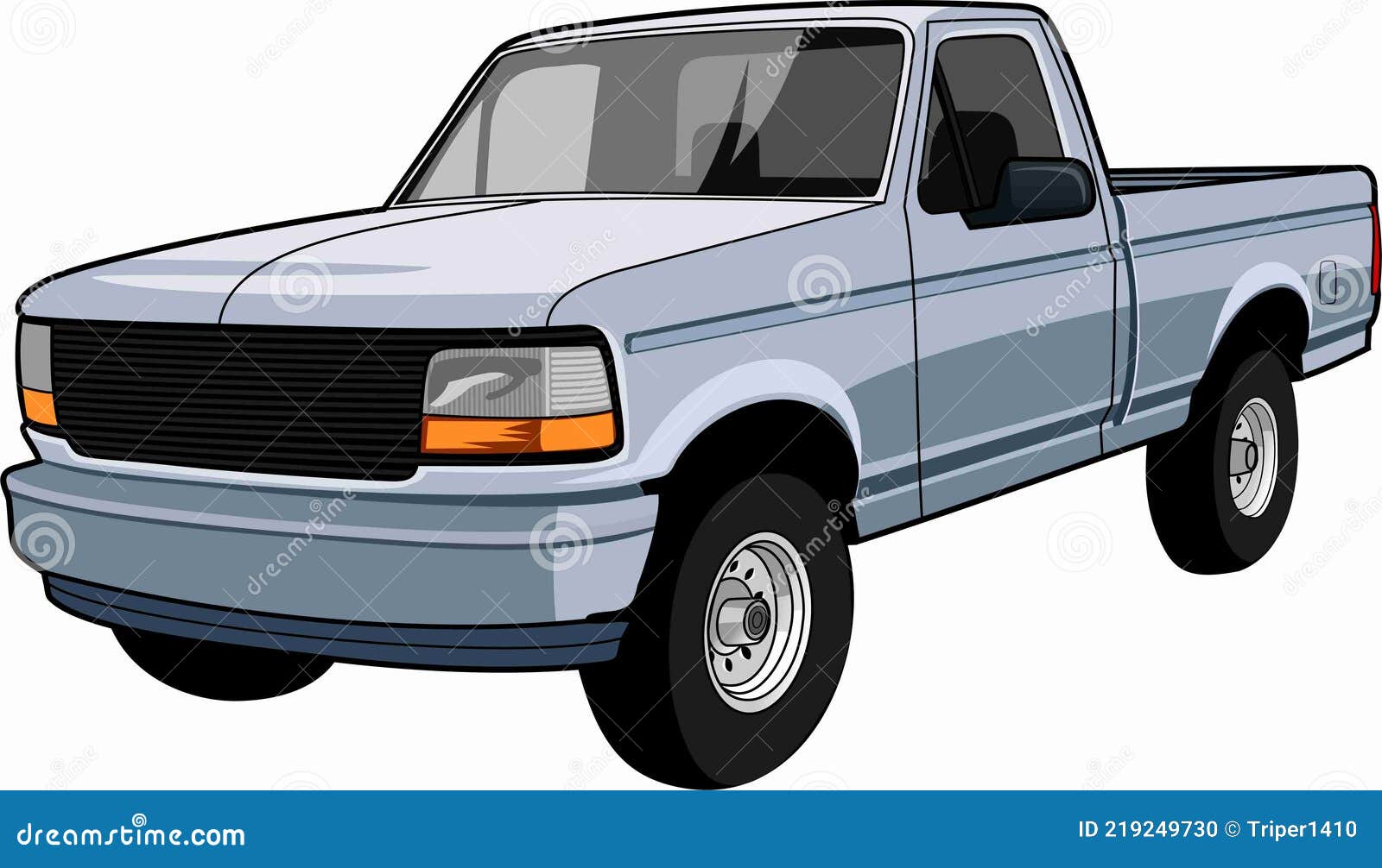 Camioneta Coche Vector Vehículo Dibujos Animados Foto de archivo -  Ilustración de motor, salida: 219249730