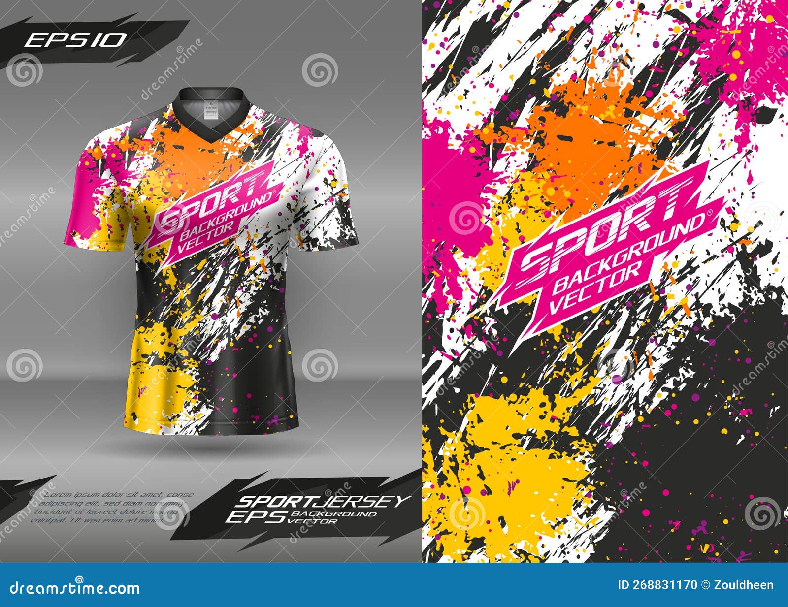 Design de esportes de camisa vetorial para motocross de jogos de futebol de  ciclismo de corrida