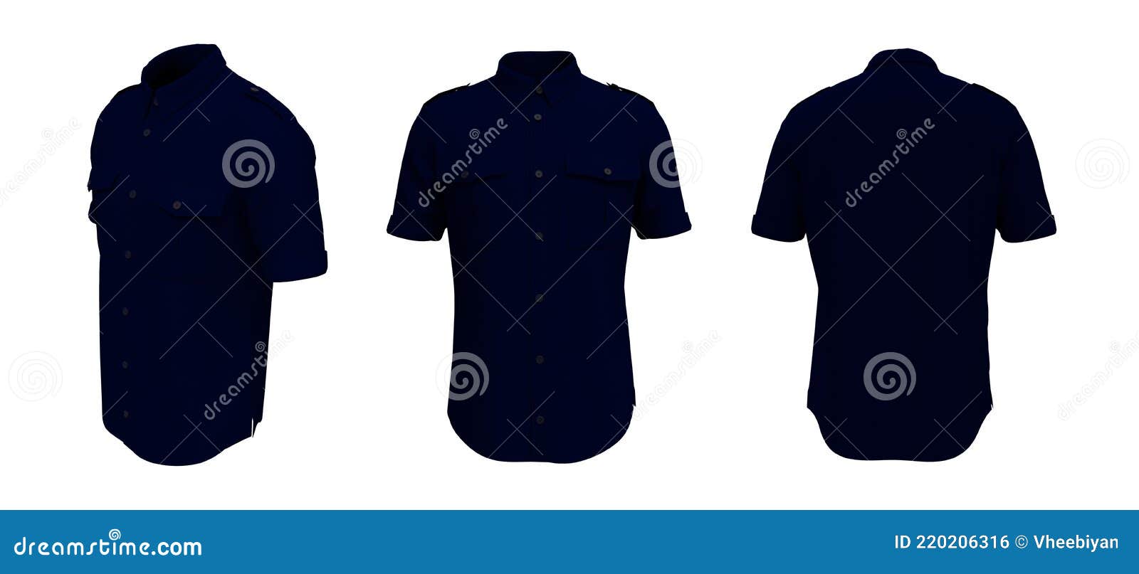 Camiseta Militar De Manga Corta Para Hombre Stock de ilustración -  Ilustración de equipo, neatness: 220206316