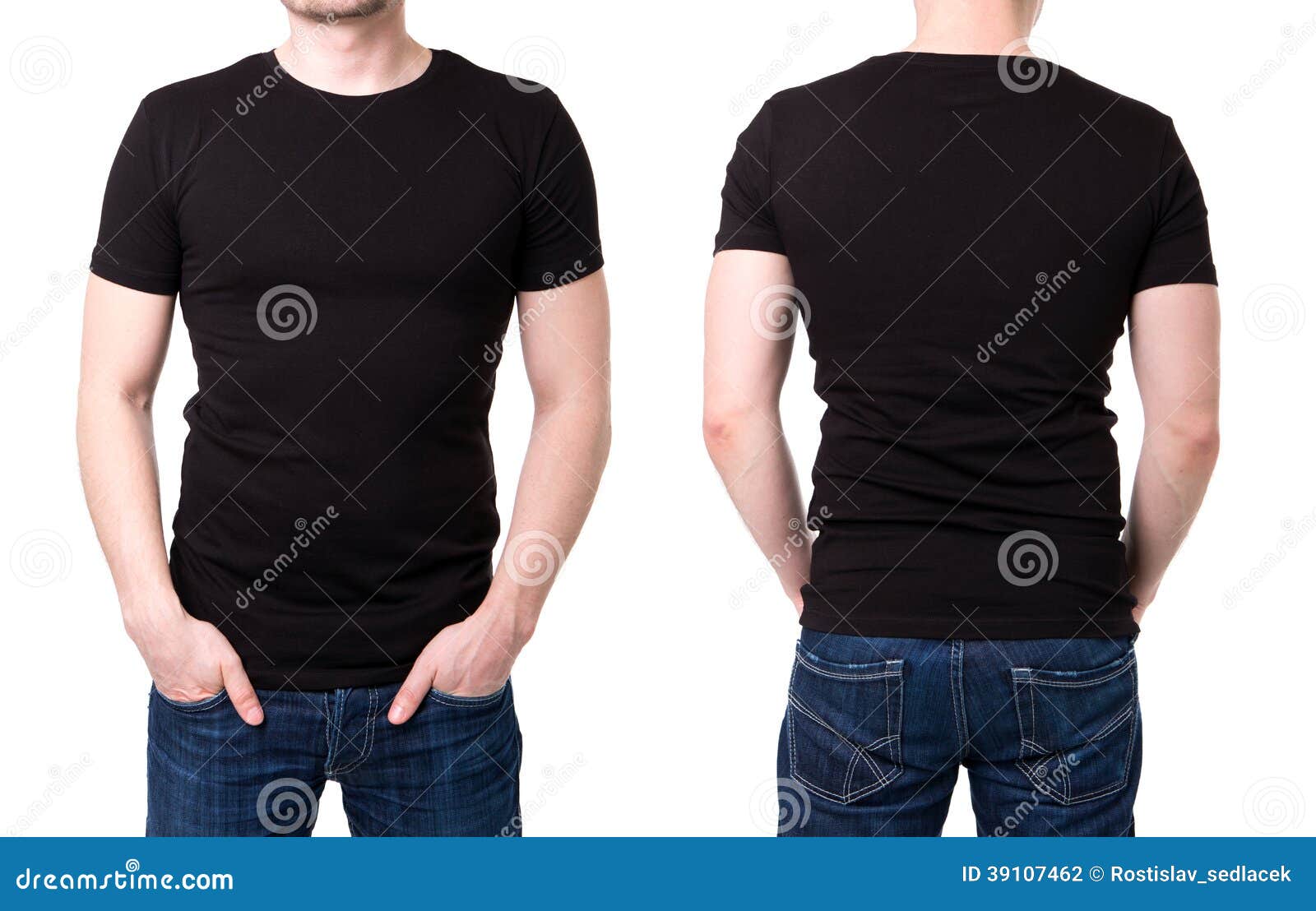 Camiseta Negra En Una Plantilla Del Hombre Joven Foto de archivo - Imagen  de mano, gente: 39107462