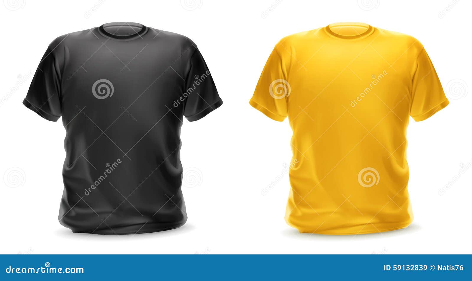 Camisetas Negras Y Amarillas Ilustración del Vector - Ilustración de  camisa, adolescente: 59132839