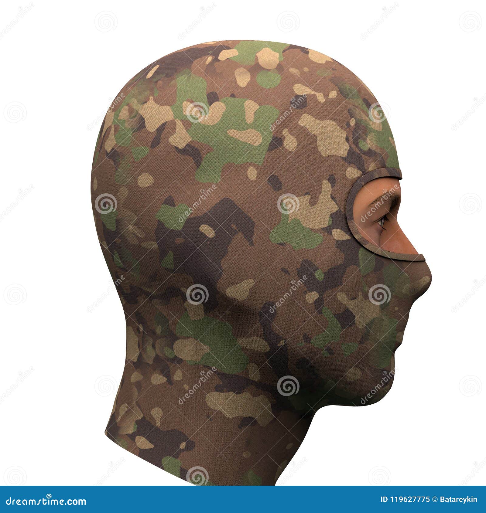 Download Camo Balaclava mask stock illustration. Illustration of ...