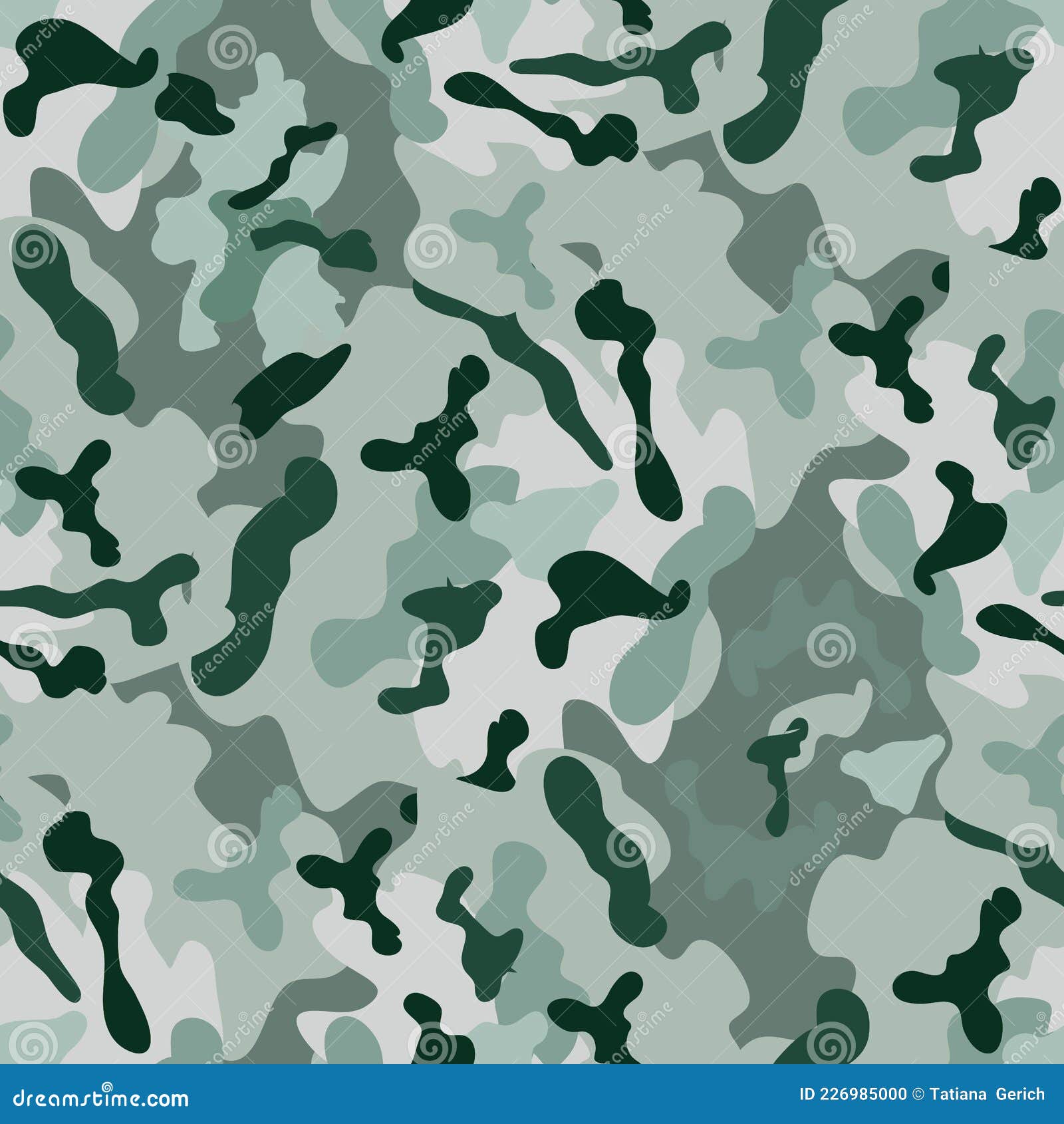 Military Camo Seamless Pattern. Camouflage in Red, Black and White