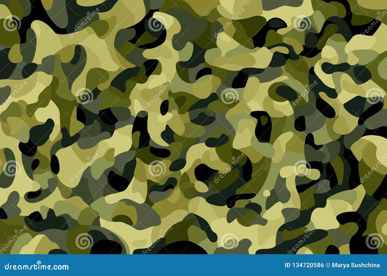 Premium Vector  Vector woodland camouflage seamless pattern , trendy style  camo