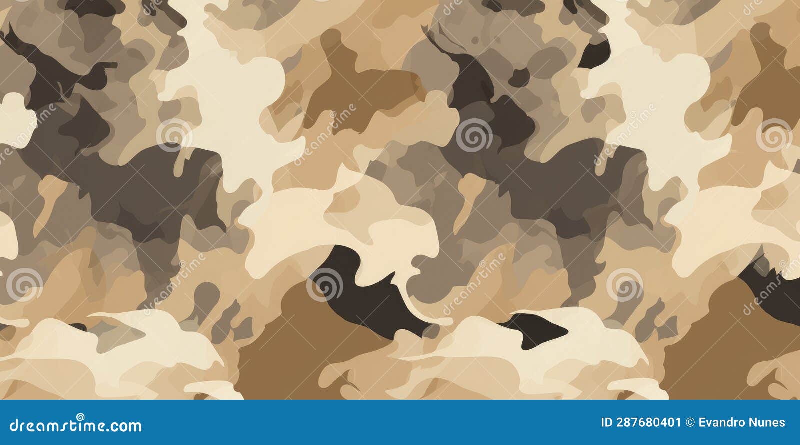 camouflage pattern, print texture military camo repeats seamless, style of beige. military army hunting. generative ai