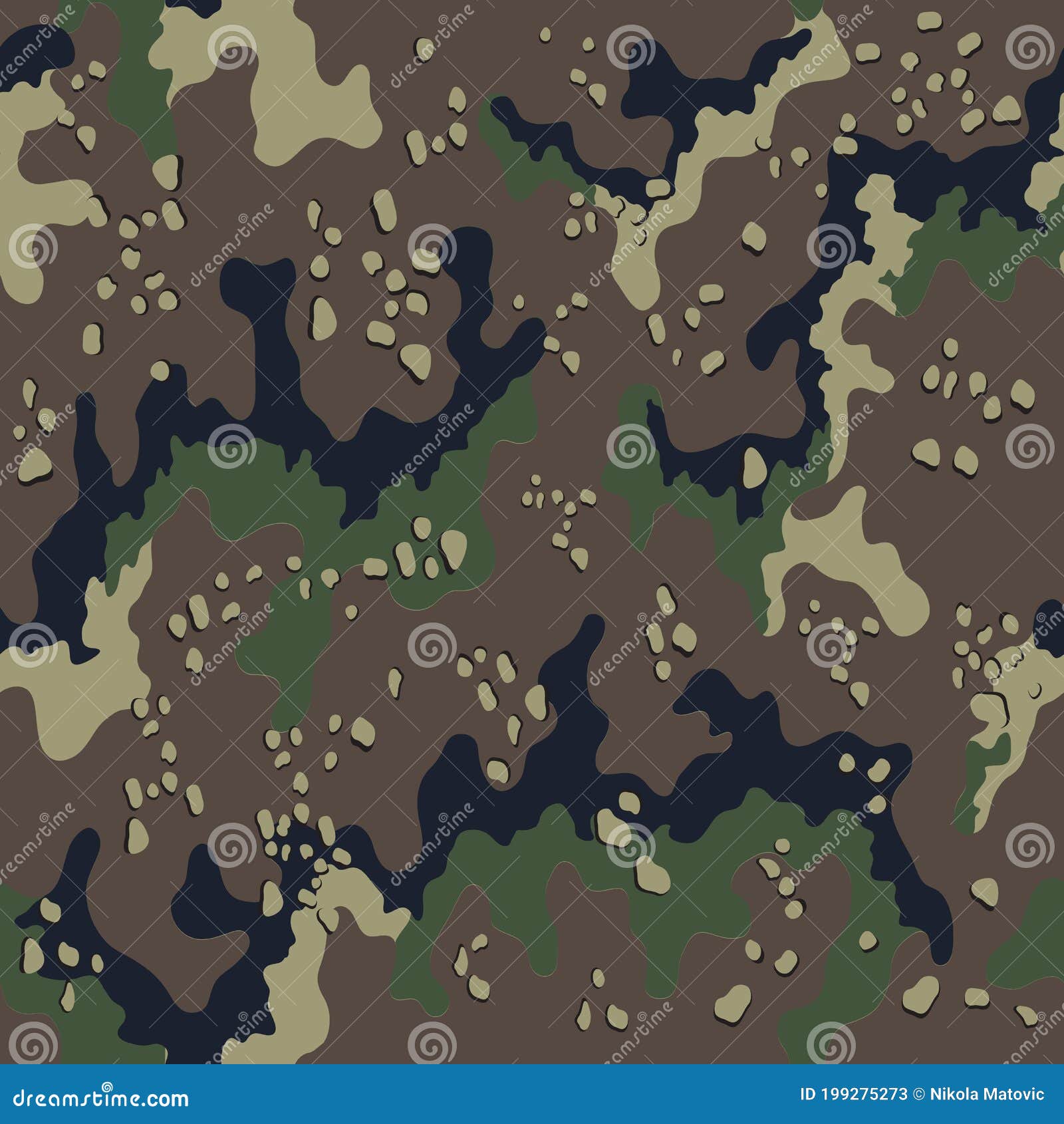 Camouflage Pattern, Military Print .Seamless Stock Illustration ...