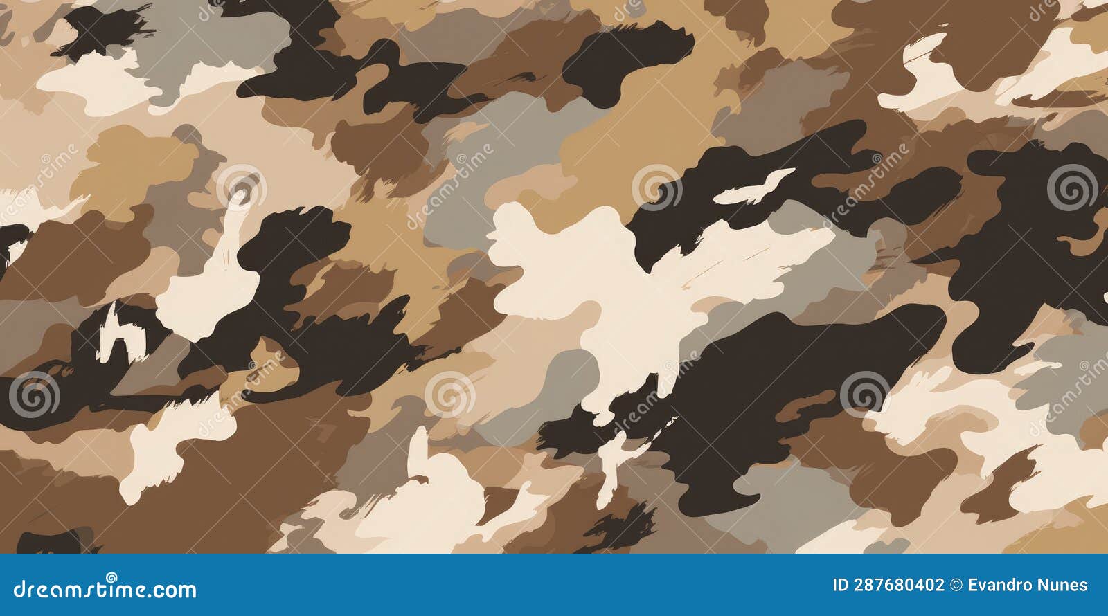 camouflage pattern, print texture military camo repeats seamless, style of beige. military army hunting. generative ai