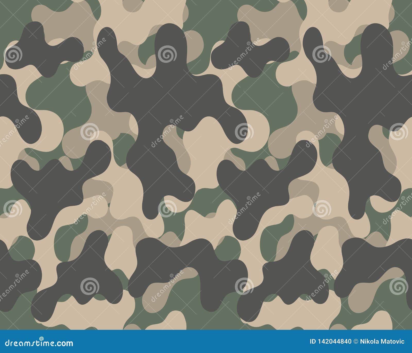 Camouflage Pattern Seamless Army Wallpaper Stock Illustration Illustration Of Fabric Masking 142044840